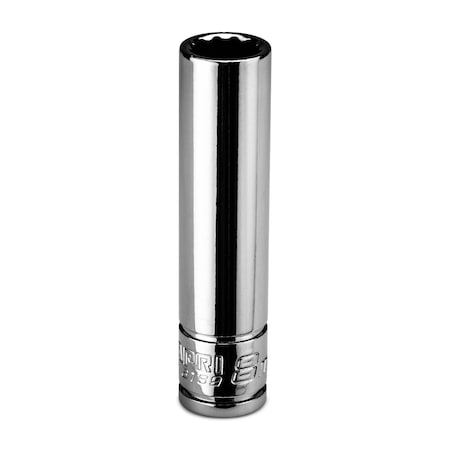 Capri Tools 1/4 in Drive 8 mm 12-Point Metric Deep Socket CP16169